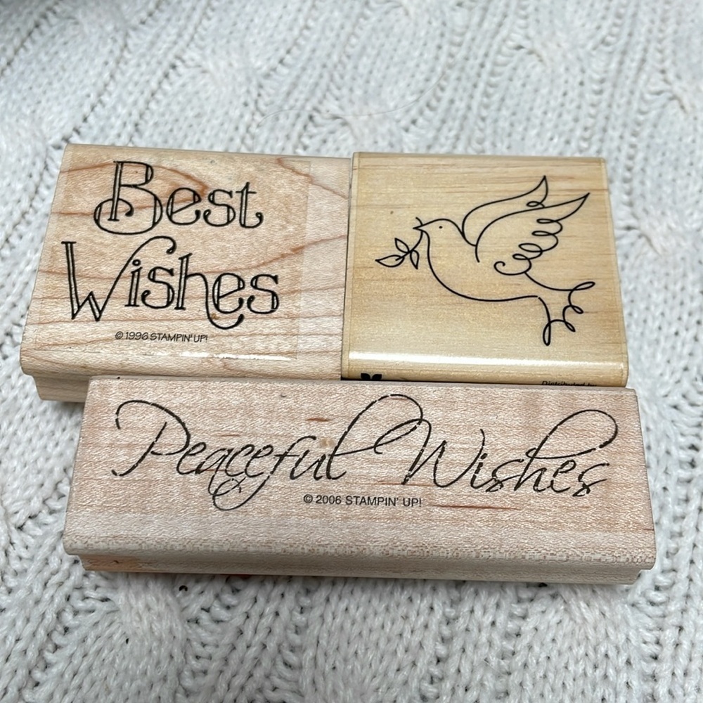 Wooden Stamp Set lot of 26 used stamps - Picture 9 of 10